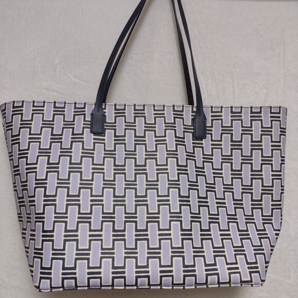 Kate Spade Shoulder Tote Shore Street Forest Geo Margaretta Geometric BAG ONLY - Picture 9 of 9